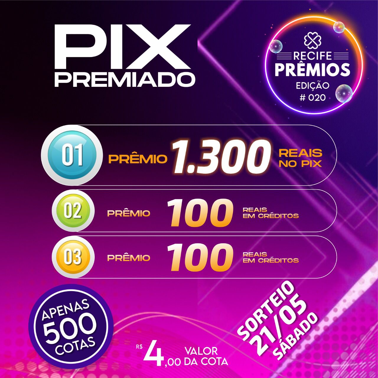 PIX PREMIADO - EDIÇÃO #021