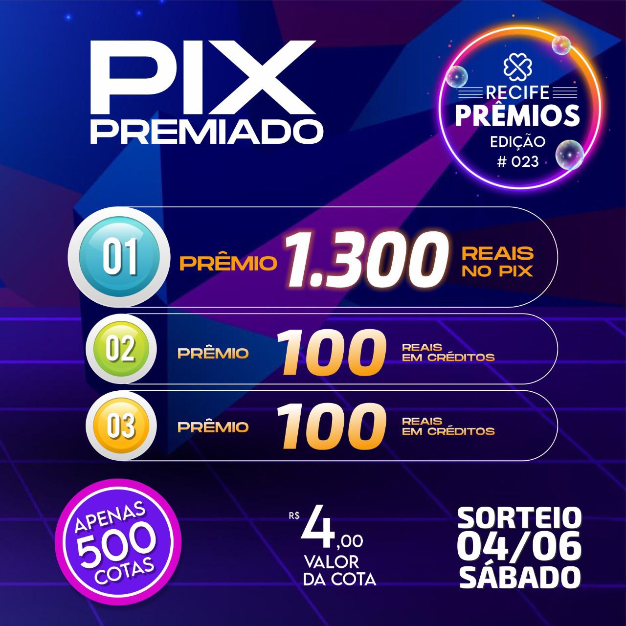 PIX PREMIADO - EDIÇÃO #023